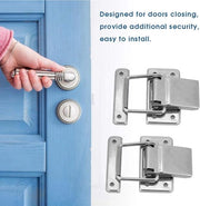 Cassetto Chiusura Fermo 2 pezzi Acciaio Inossidabile Hardware Carico Primaverile Fermo Cattura Toggle Hasp