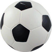 Porta moneta calcio pelle nera bianca diametro 15 cm - appassionati di calcio