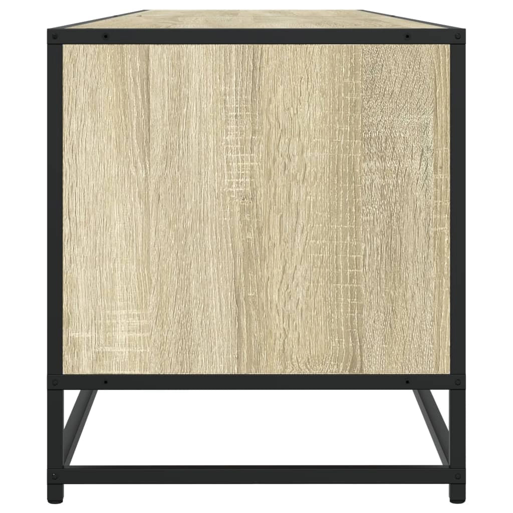 Mobile TV multimediale mensola TV credenza TV sala da pranzo soggiorno camera da letto rovere Sonoma 180 x 40 x 46 cm legno ingegnerizzato marrone 02_0027513