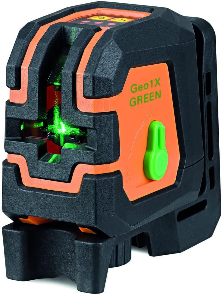 GMBH Geo1X-Green - Laser a linee incrociate con supporto multifunzione