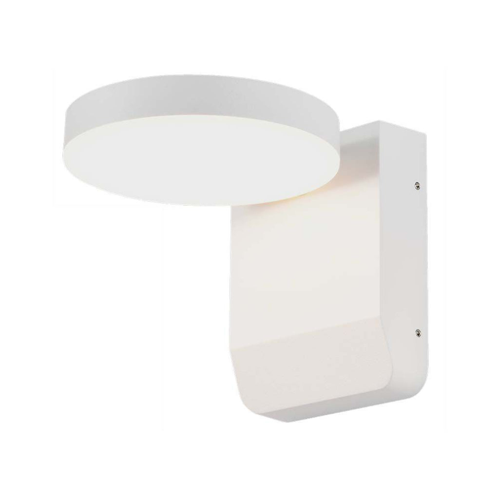 Luce a parete led 20W Light 4000k White Round da esterno IP65