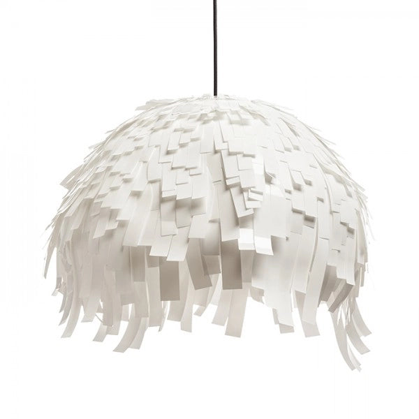 Lampadario RARA a sospensione PVC bianco/nero 230V E27 15W