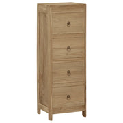 Cassettiera 30x30x90 cm in Legno Massello di Teak cod mxl 77538