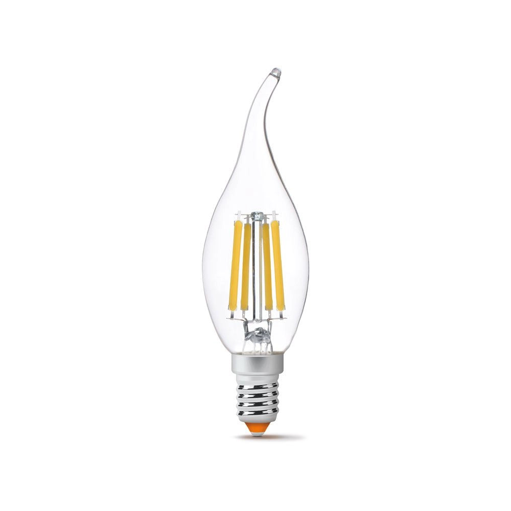 Lampadina LED Filamento Fiamma C35 6W E14 4000K Videx