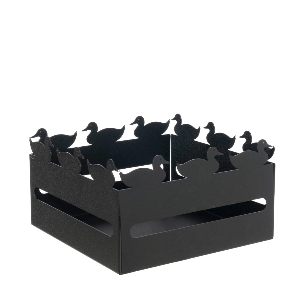 Cestino pane Duck Nero