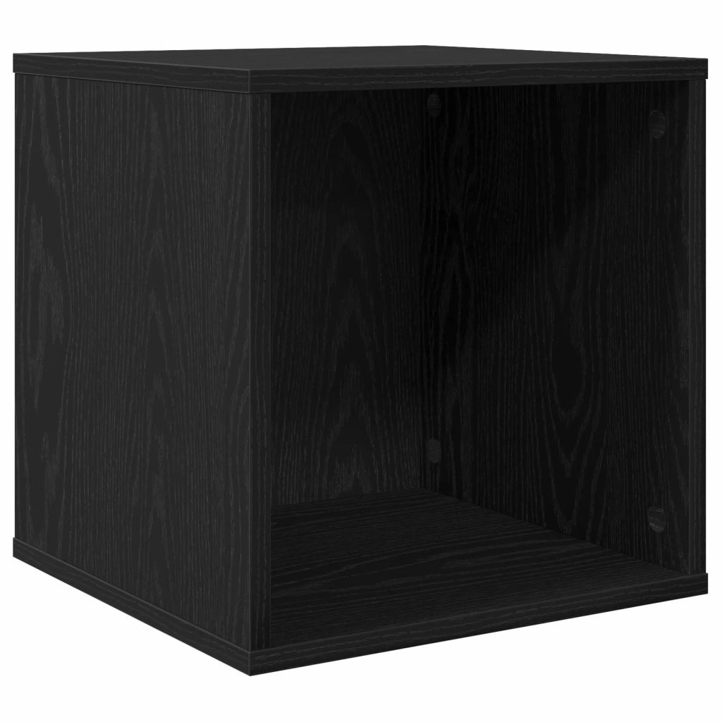 Scatola per album in vinile Rovere Nero 37 x 36,5 x 38 cm 8012844