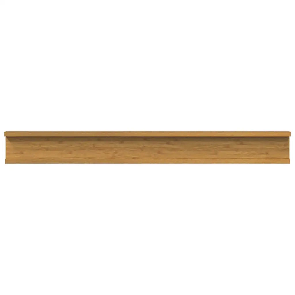 Scaffale da parete 2 pcs Beige 80 x 9 x 3 cm Legno multistrato 42020033