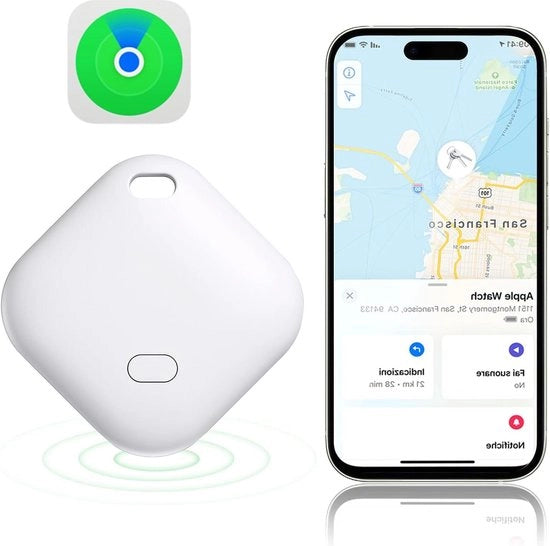 Sleutelloperatore intelligente con localizzatore anti-perdita Bluetooth - iOS bianco
