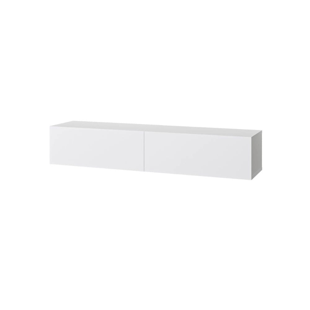 Mobile porta TV sospeso ante a ribalta Francy colore bianco 135 cm