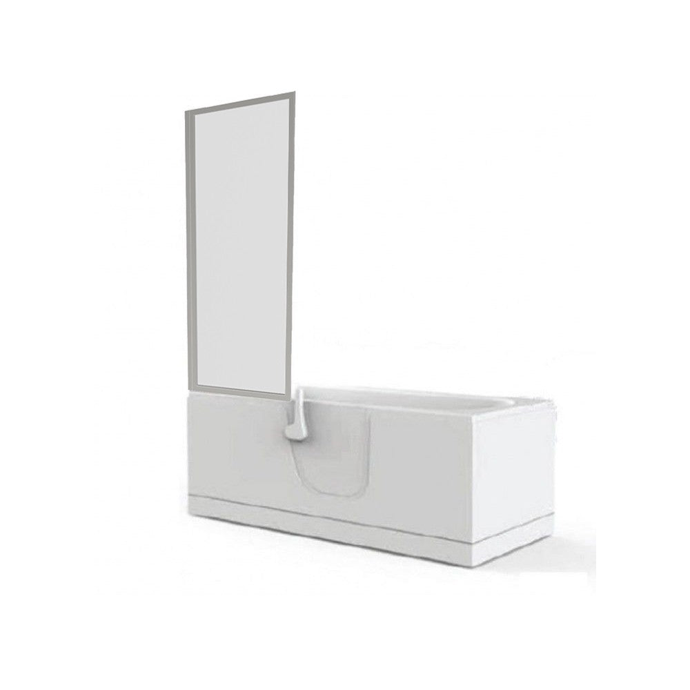 Parete vasca oasi cm.68x140 in cristallo da 3mm