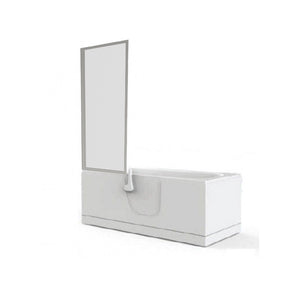 Parete vasca oasi cm.68x140 in cristallo da 3mm