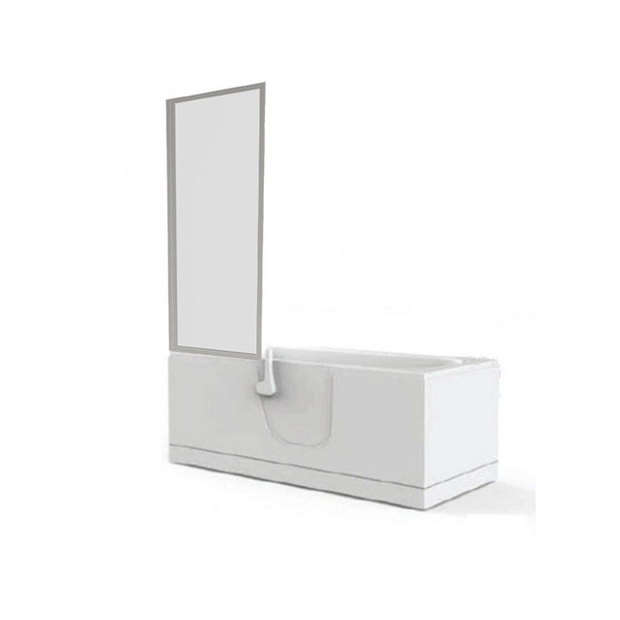 Parete vasca oasi cm.68x140 in cristallo da 3mm