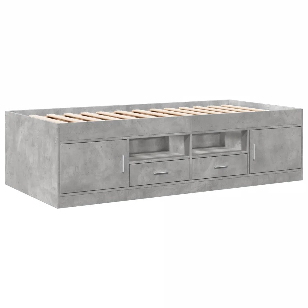 Divano Letto con Cassetti senza Materasso 90x200 cm