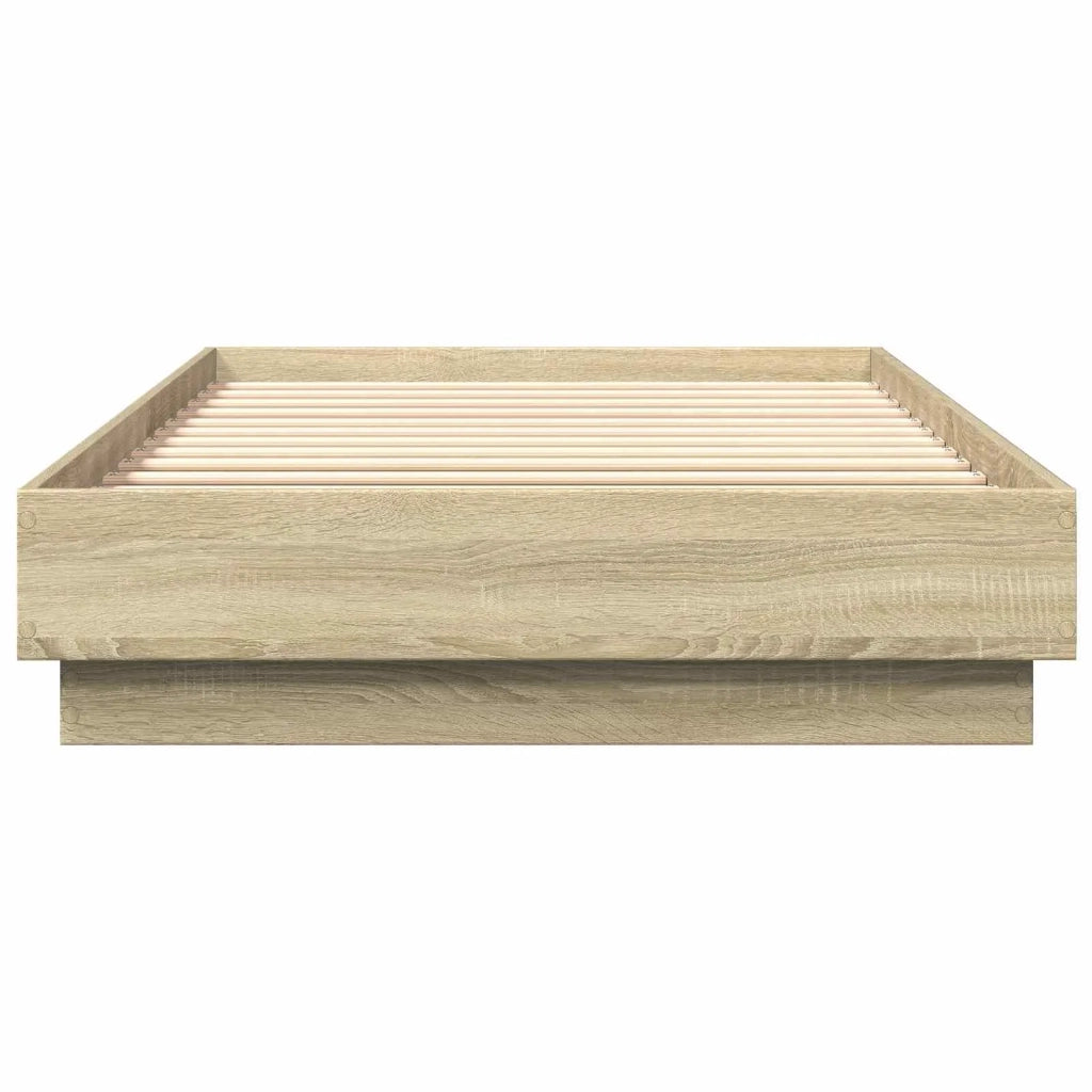 Struttura letto a pavimento Rovere Sonoma 80 x 200 cm 8009068
