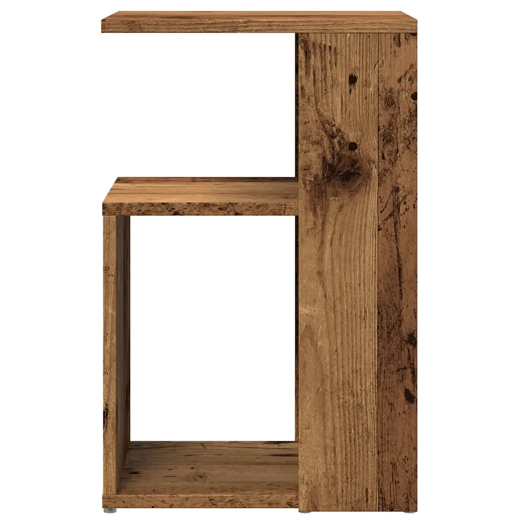 Tavolino da Salotto Legno Antico 36x30x56 cm Legno Multistrato 856558