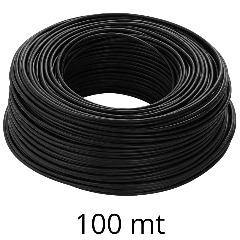 Cavo elettrico unipolare fs17 2 5 mm² nero 450 750v matassa 100 metri