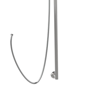 Saliscendi verticale universale inox lucido