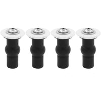 Set di 4 cerniere per sedile wc, viti di fissaggio per sedile wc
