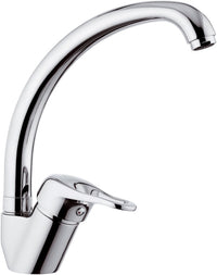 Rubinetto per lavello con bocca alta girevole style - serie kiss