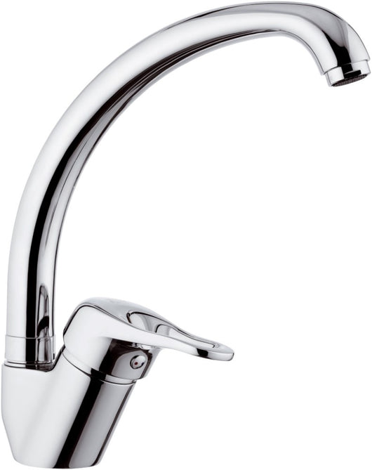 Rubinetto per lavello con bocca alta girevole style - serie kiss