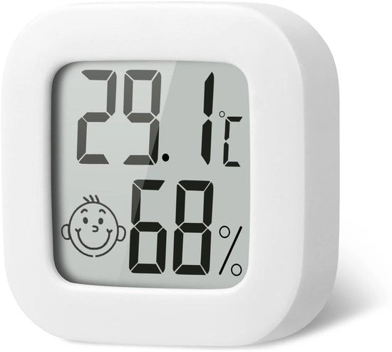 Umidificatore digitale compattabile con LCD per la misura della temperatura e dell'umidità