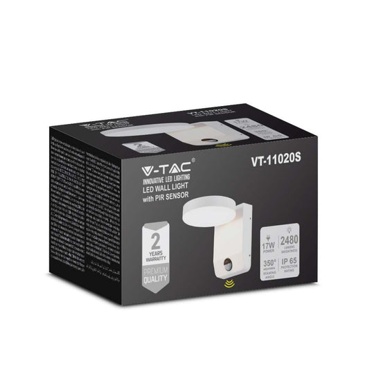 Luce a parete a LED da 20 W con sensore di Body White 3000K, IP65