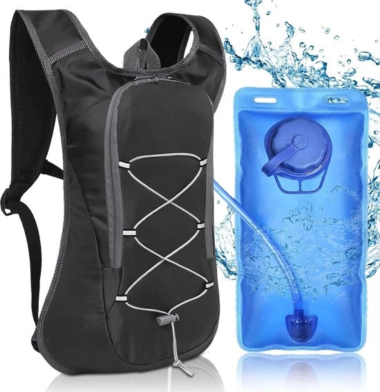 Zak da Ossigeno per Sport con Capacità di 2L - Kit di Irrigazione Adattabile per Ciclismo, Corse a Piedi e Escursioni