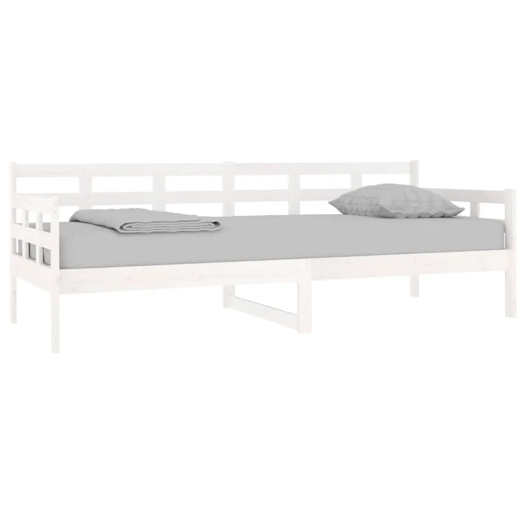 Dormeuse Bianca in Legno Massello di Pino 80x200 cm 820363