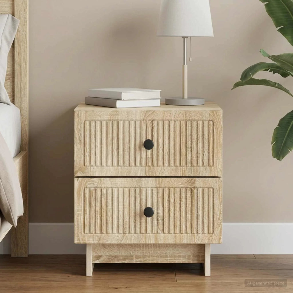 Armadio da Notte con cassetto Rovere Sonoma 43 x 34,5 x 47,5 cm 893839