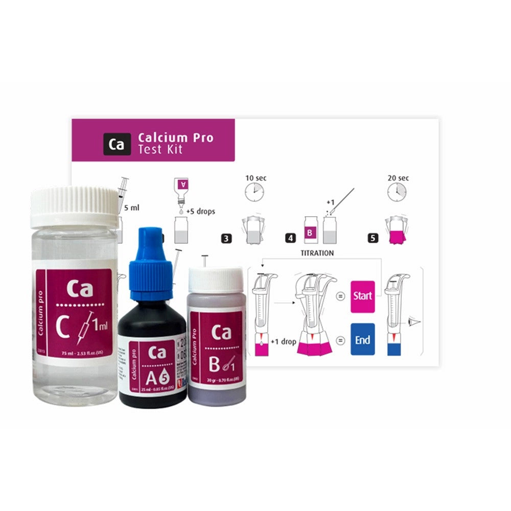 Red Sea Calcium Pro Test Kit - Test per la Misurazione del Calcio - 75 misurazioni