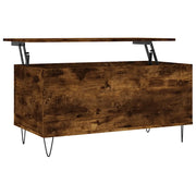 Tavolino da salotto | Tavolino da caff¨¨ | Tavolino da Soggiorno Rovere Fumo 90x44,5x45 cm Legno Multistrato