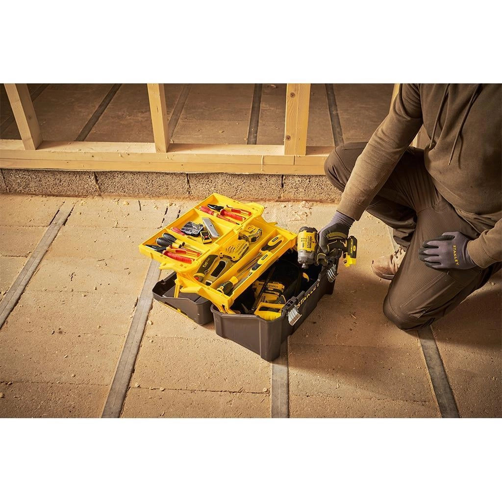 Stanley STST83397-1 valigetta porta attrezzi Custodia rigida Nero, Giallo