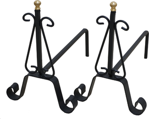 Alari in ferro battuto cf2pz 627 41x15x40hcm