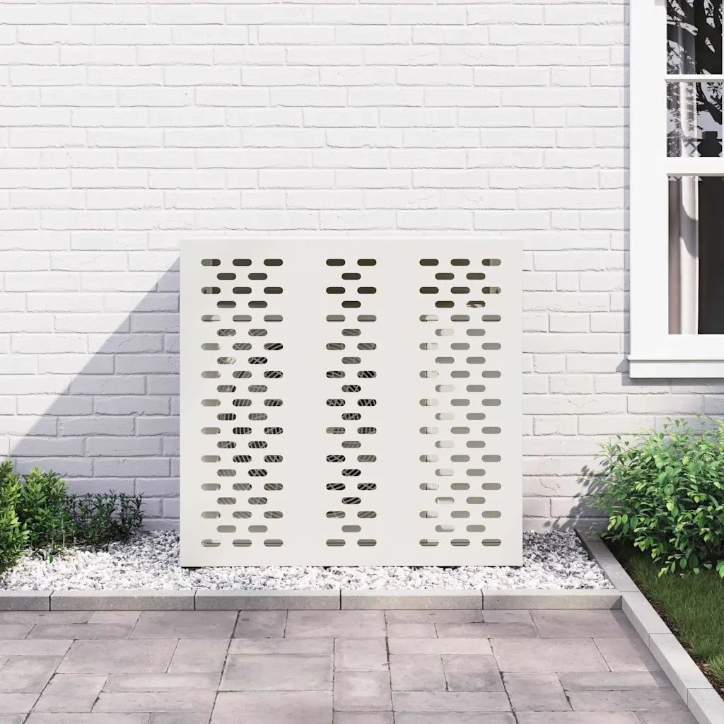 Copertura per condizionatore d'aria Bianco 110 x 50 x 105 cm