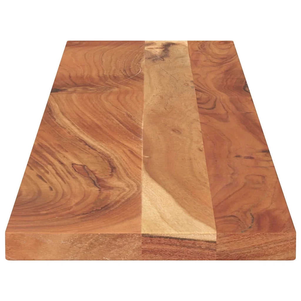 Piano Tavolo 180x20x3,8 cm Rettangolare Legno Massello Acacia 370954