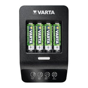 Varta 57685 101 441 Caricabatterie AC con Display LCD Batterie Stilo AA e Mini Stilo AAA Incluse colore Nero