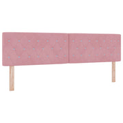Testiera | Testata LED con strisce LED con Testiera | Testata Rosa 180 cm Velluto