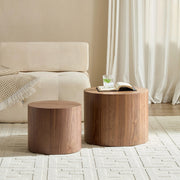 Set di 2 tavolini modulari impilabili - Xylo - Nero e 2 colori, convertibili e poco ingombranti per il soggiorno ?480*380+ ?380*320