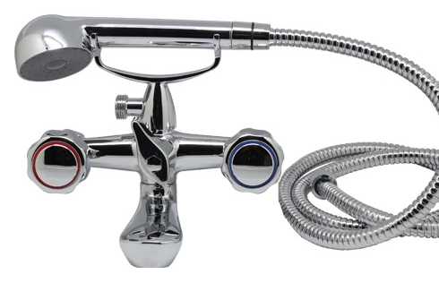 GRUPPO VASCA STANDARD CON DOCCIA MANOPOLE MOD. GLOBO ART.104