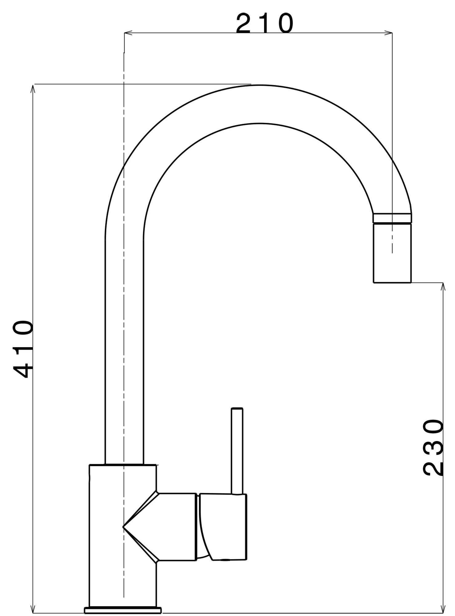Rubinetto Cucina Miscelatore Monocomando Doccetta Estraibile Apell AP7790CR Cromato