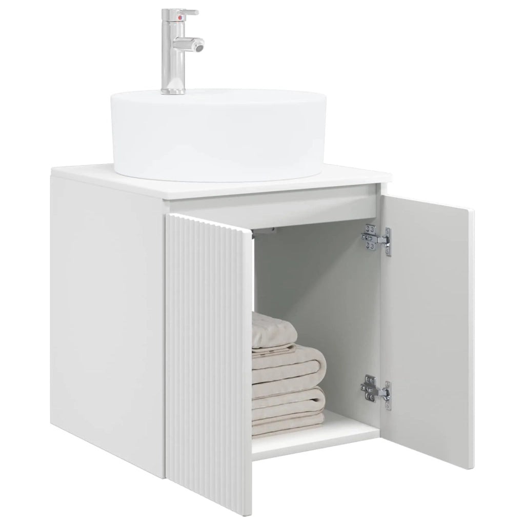 Mobile Lavabo da Parete Bianco 49,5 x 44,5 x 65 cm 890432