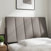 Cuscino Testiera Hanko Tortora 80 cm in Tessuto CFW9479975
