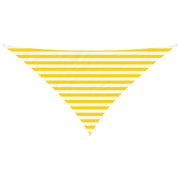 Vela Parasole | Telo Ombra | Vela da ombra solare Giallo e Bianco 2,5 x 2,5 x 3,5 m