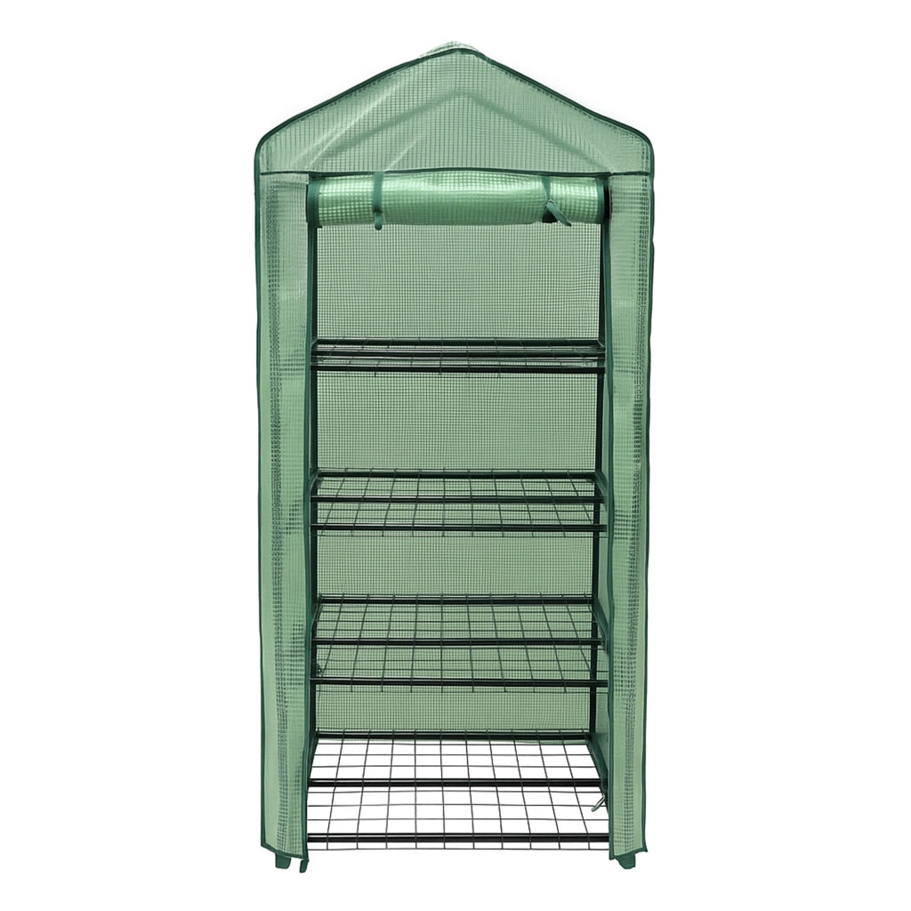 Mini Serra da Appartamento e Giardino Leggera Compatta facile da Montare con Copertura Resistente al Tempo e ai Raggi UV - Copertura in PE
