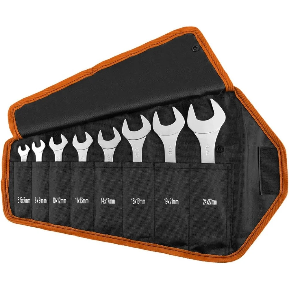 Topex 09-860 set chiavi doppie 8 8 pz 5,5 - 27 mm versione super
