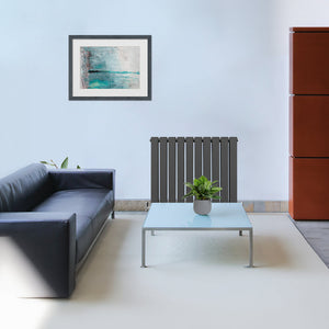 Radiatore Termosifone Termoarredo Design Piatto Pannello Elementi Grigio