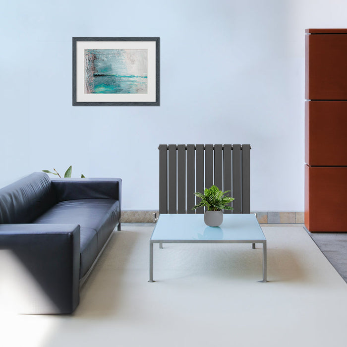 Radiatore Termosifone Termoarredo Design Piatto Pannello Elementi Grigio