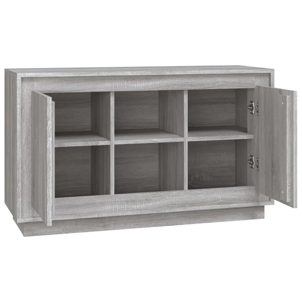 Credenza-Buffet-Armadio da cucina Grigio Sonoma 102x35x60 cm in Legno Multistrato