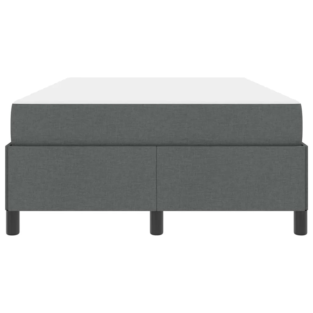 vidaXL Letto a molle Grigio scuro e Nero 120 x 190 cm