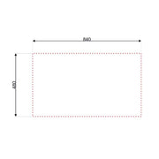 Lavello incasso cucina acciaio 86x50 cm una vasca e gocciolatoio destro SA278DX